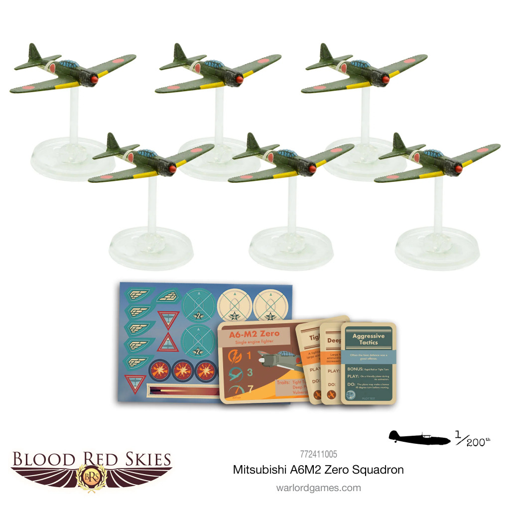 Japanese Mitsubishi A6M2 Zero Squadron 2