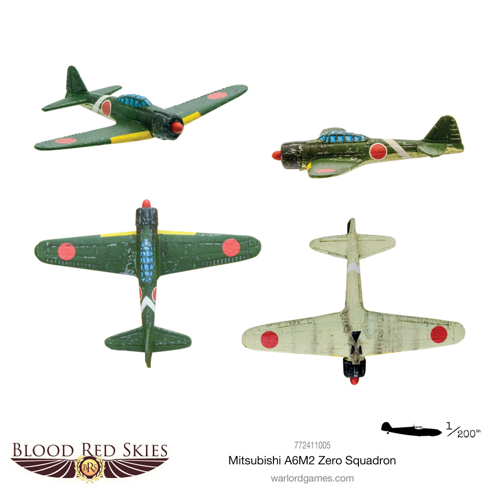 Japanese Mitsubishi A6M2 Zero Squadron 3
