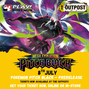 Ticket: Pokemon Pitch Black Prerelease (Wednesday) 1