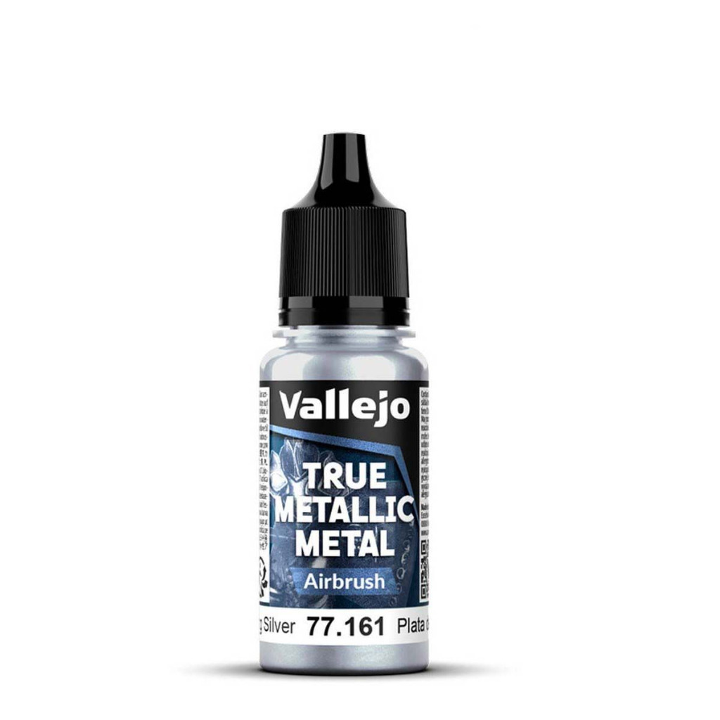 Vallejo True Metallic Metal: Sterling Silver - Airbrush - 18ml 1