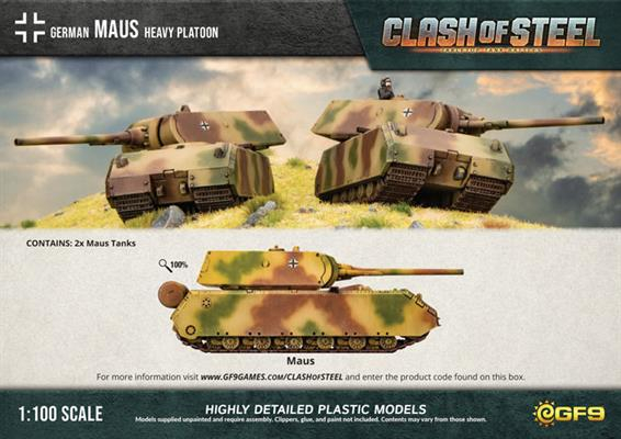 Maus Heavy Tank Platoon (x2 Plastic) 2
