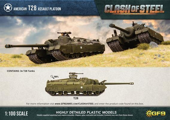 T28 Assault Tank Platoon (x3 Plastic) 2