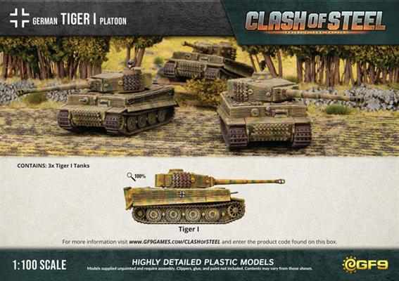 Tiger I Tank Platoon (x3 Plastic) 2