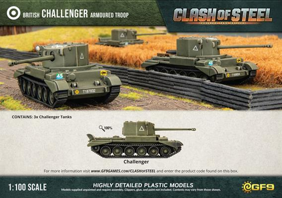 Challenger Armoured Troop (x3 Plastic) 2