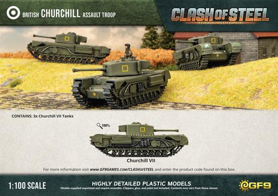 Churchill Assault Troop (x3 Plastic) 2