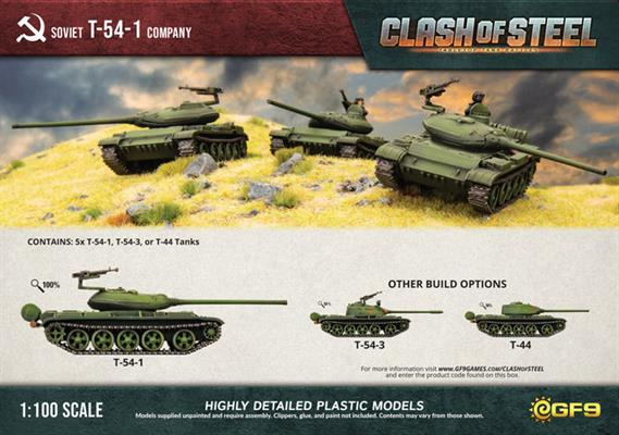 T-44 / T-54-1 Tank Company (x5 Plastic) 2