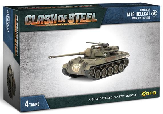 M18 Hellcat Tank Destroyers (x4 Plastic) 1