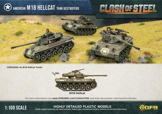 M18 Hellcat Tank Destroyers (x4 Plastic) 2