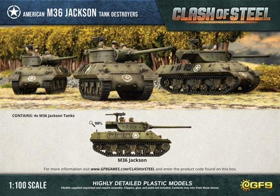 M36 Jackson Tank Destroyers (x4 Plastic) 2
