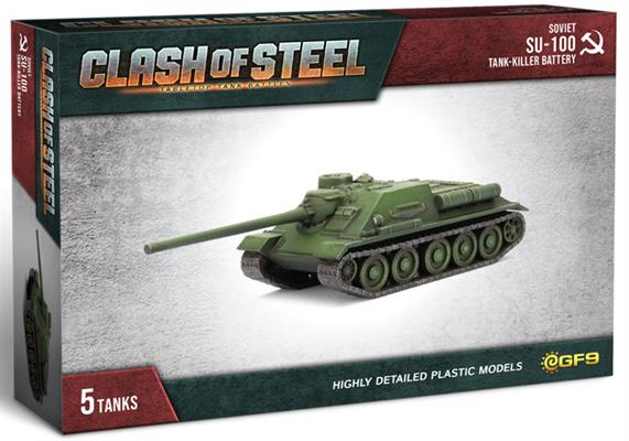 SU-100 Tank-Killer Company (x5 Plastic) 1