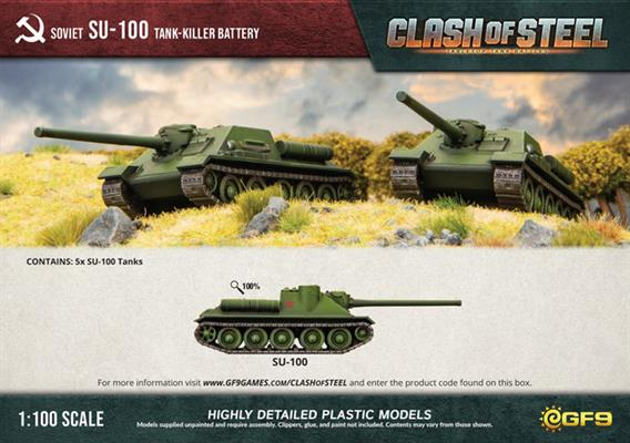 SU-100 Tank-Killer Company (x5 Plastic) 2