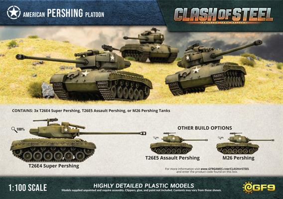 M26 Pershing Tank Platoon (x3 Plastic) 2