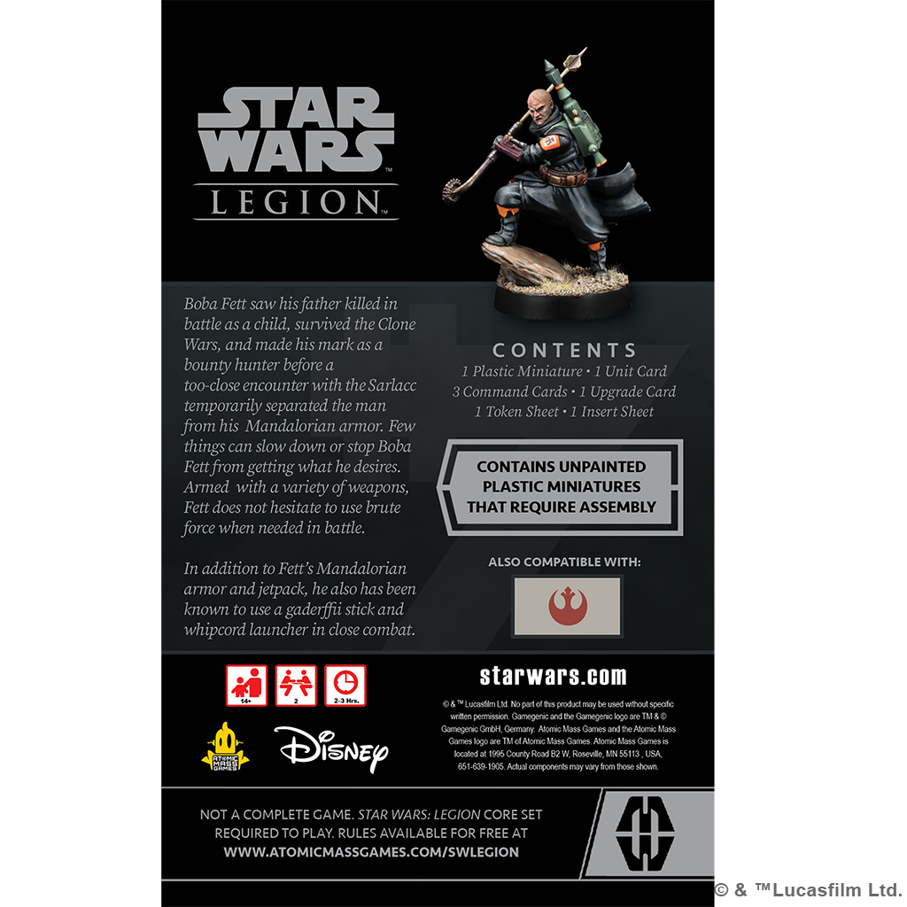 Star Wars Legion: Boba Fett (Daimyo) Operative Expansion 4