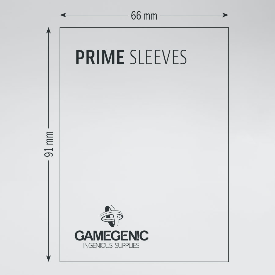Gamegenic Prime Sleeves Red (100 pack) 3