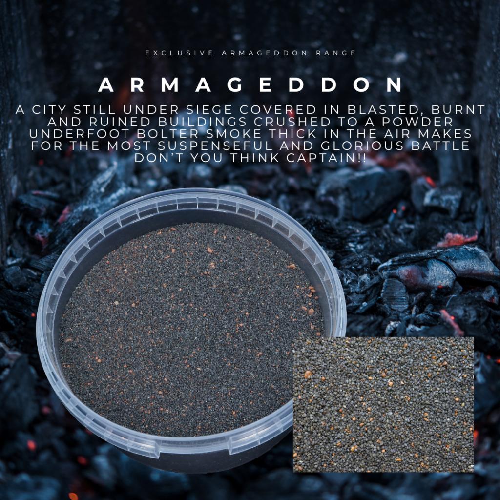 Armageddon Army Dip Pot Miniature Basing material 2