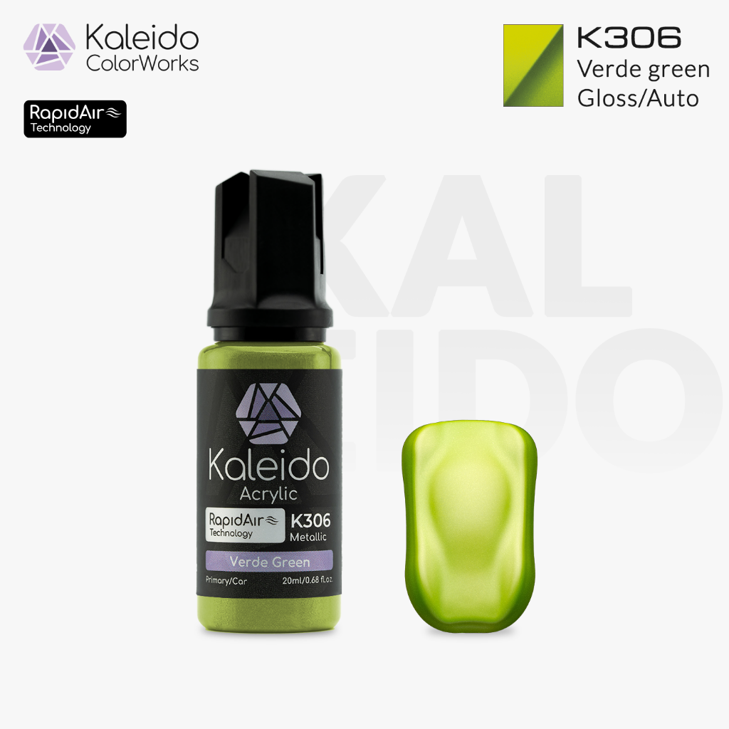 Kaleido Colorworks - Verde green 20ml Pack of 6 1