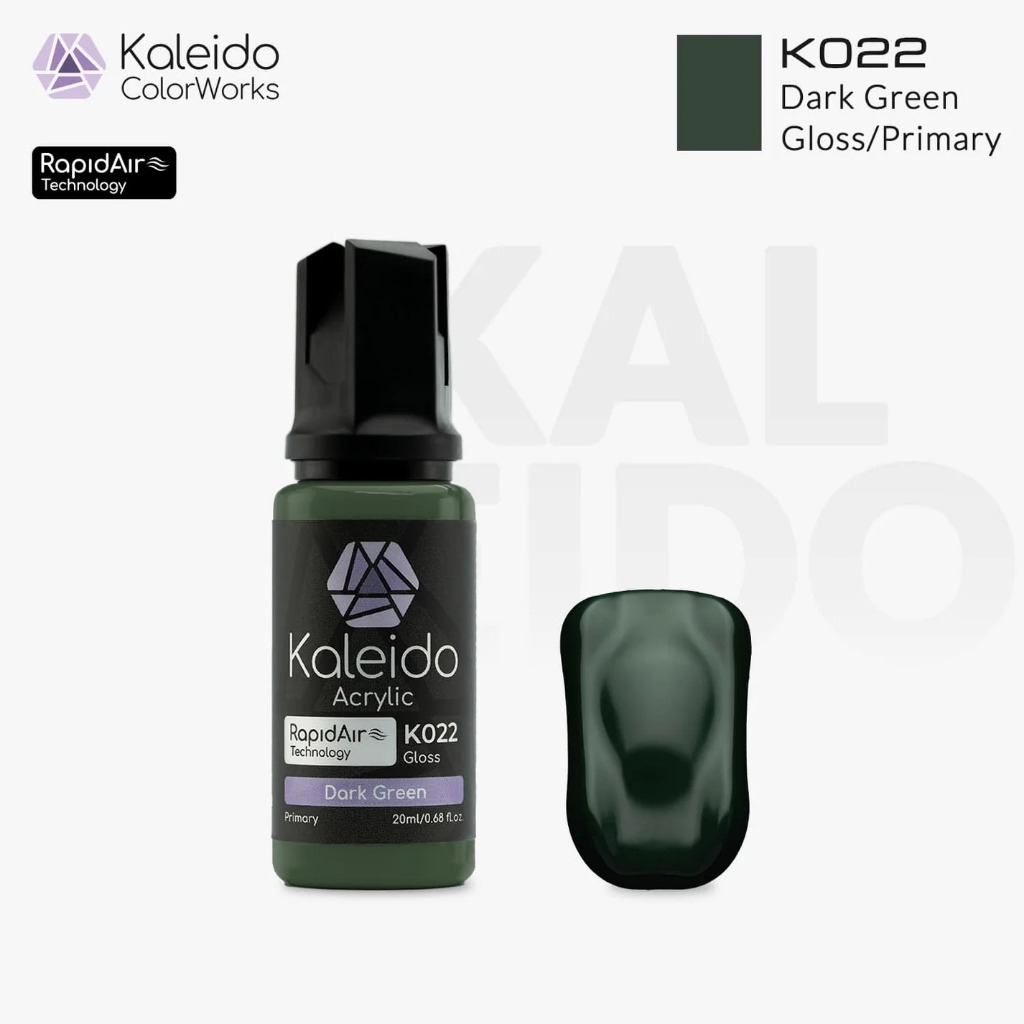 Kaleido Colorworks - Dark Green 20ml Pack of 6 1