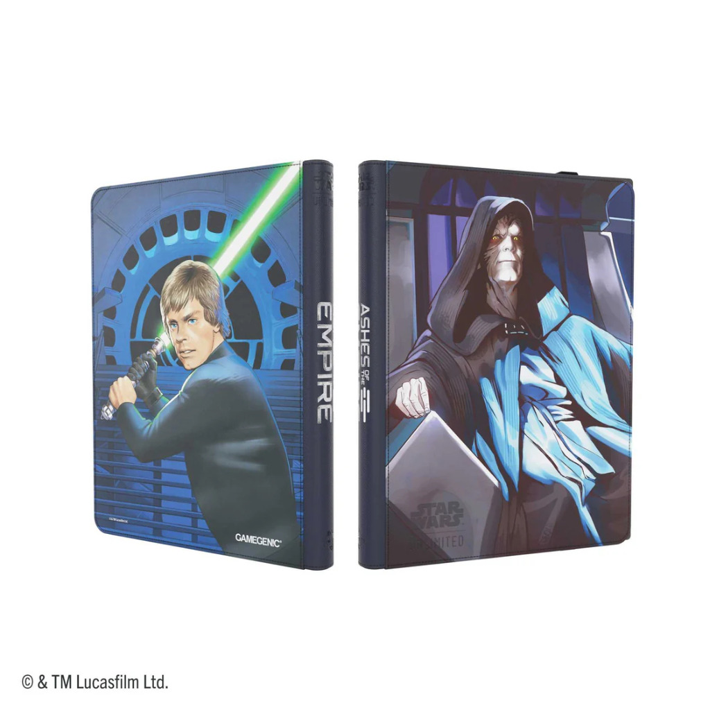 Star Wars: Unlimited Zip-Up Album 18-Pocket - Jedi Luke Skywalker & Emperor Palpatine 3