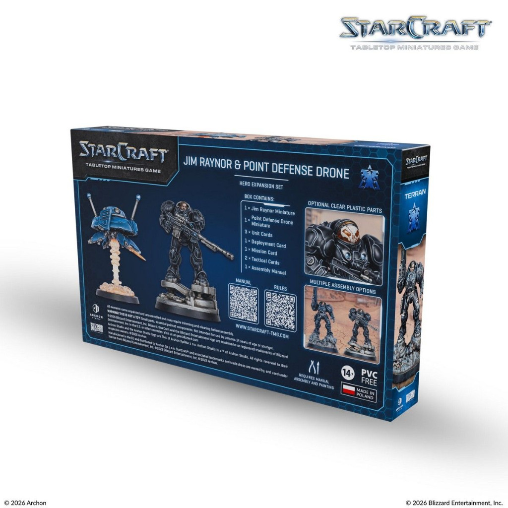 StarCraft: Jim Raynor (Raynor's Raiders) - Terran - Hero Expansion Set 2