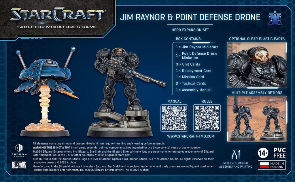StarCraft: Jim Raynor (Raynor's Raiders) - Terran - Hero Expansion Set 6