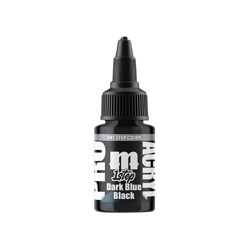 Pro Acryl 1-Step: Dark Blue Black - 22ml 1
