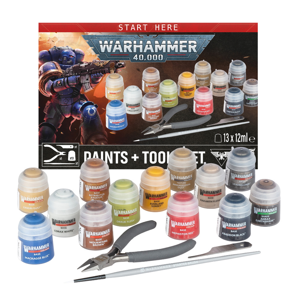 Warhammer 40000: Paints & Tools 1