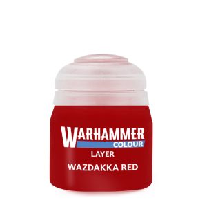 Warhammer Colour - Layer: Wazdakka Red 12ml 1