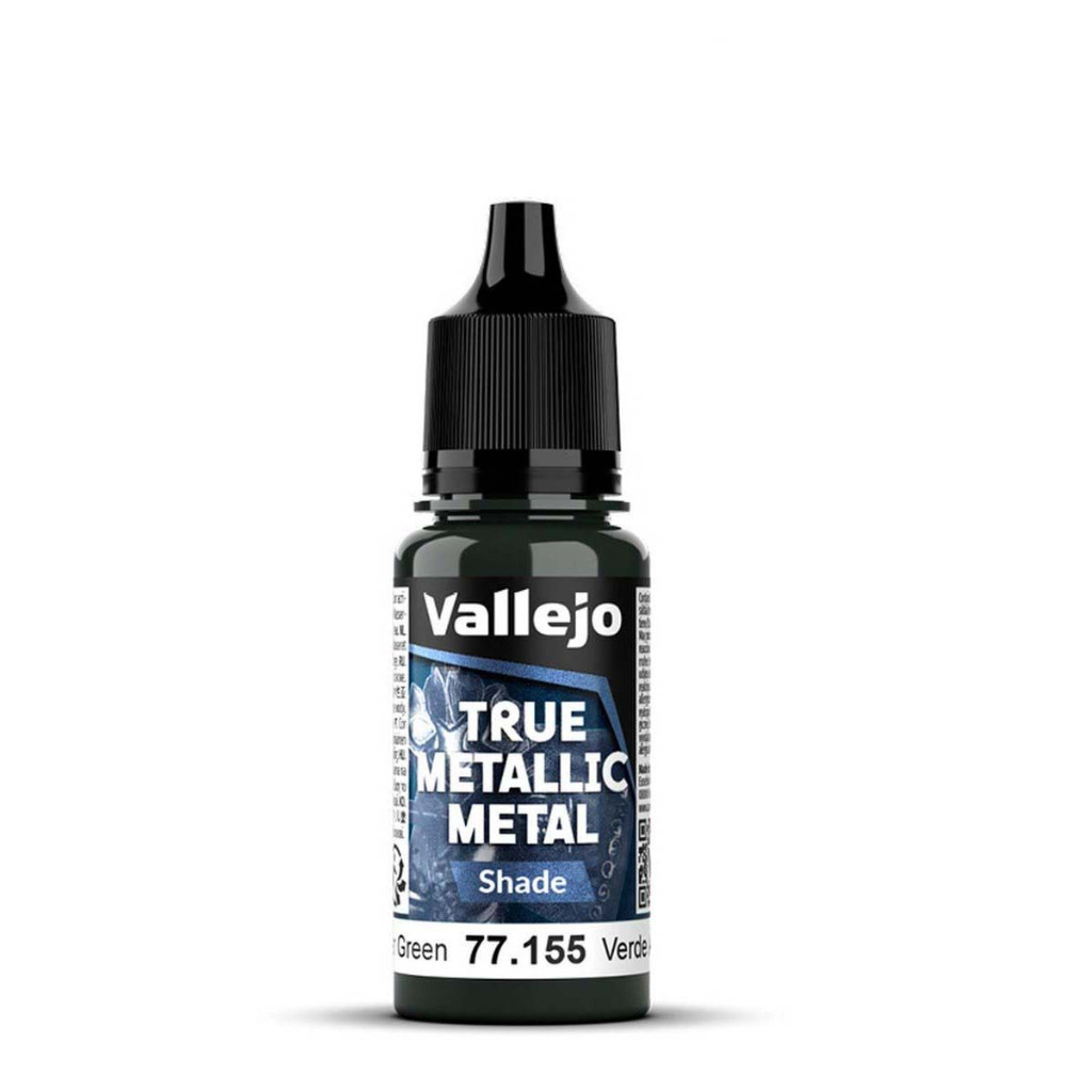 Vallejo True Metallic Metal: Amber Green - Shade - 18ml 1