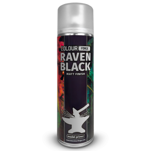 Colour Forge Spray: Raven Black (500ml) 1