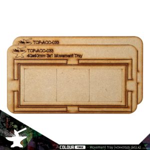 Movement Tray: 40mm (1x3) 1