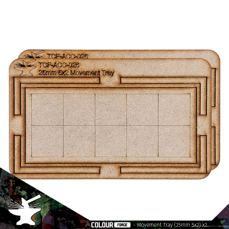 Movement Tray: 25mm (2x5) 1