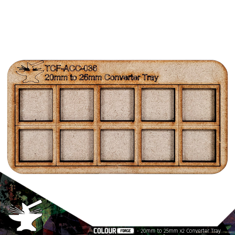 Movement Tray: Convert 20mm to 25mm (2x5) 1