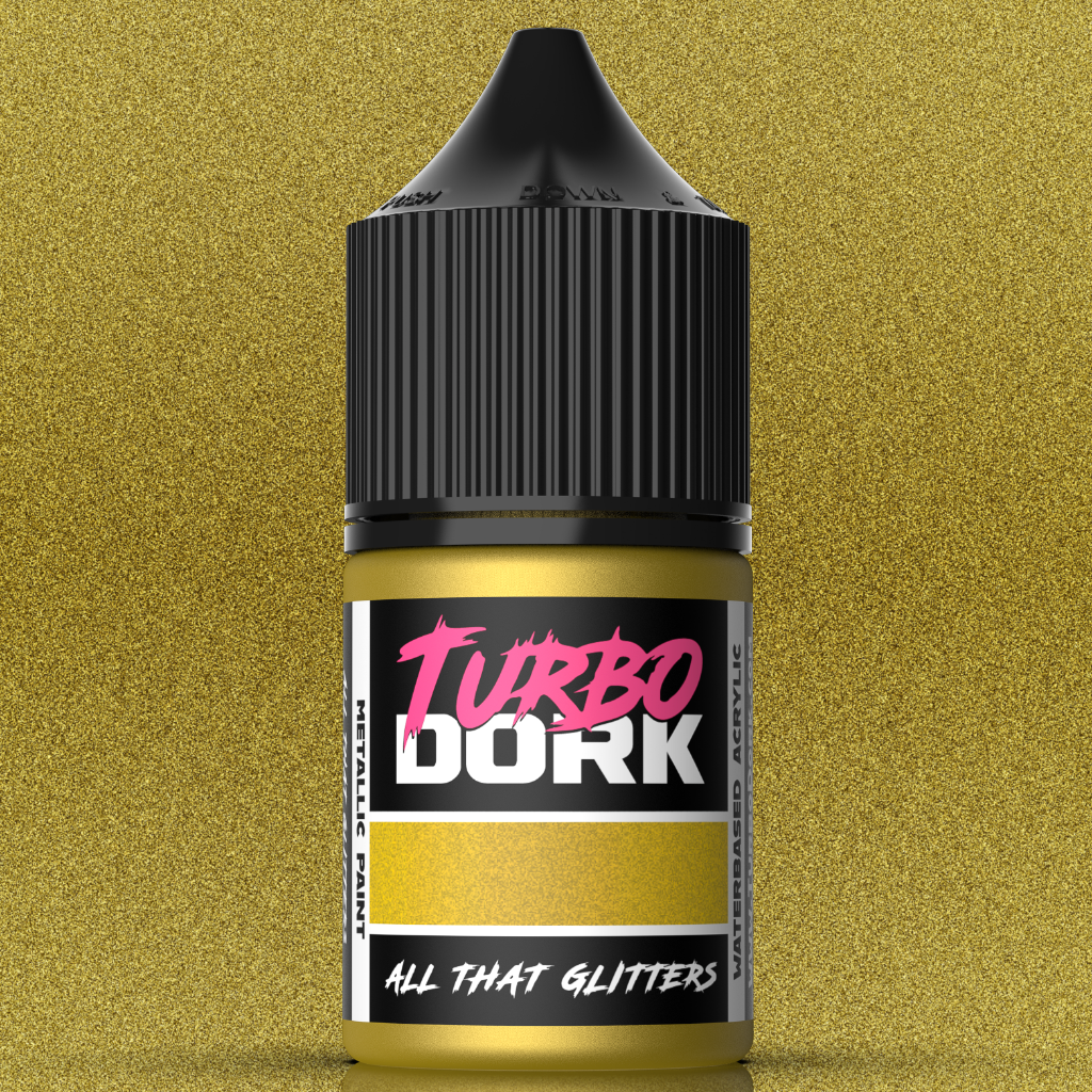 Turbo Dork: All That Glitters Metallic Acrylic Paint 22ml Bottle 1