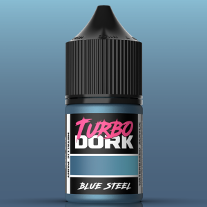 Turbo Dork: Blue Steel Metallic Acrylic Paint 22ml Bottle 1