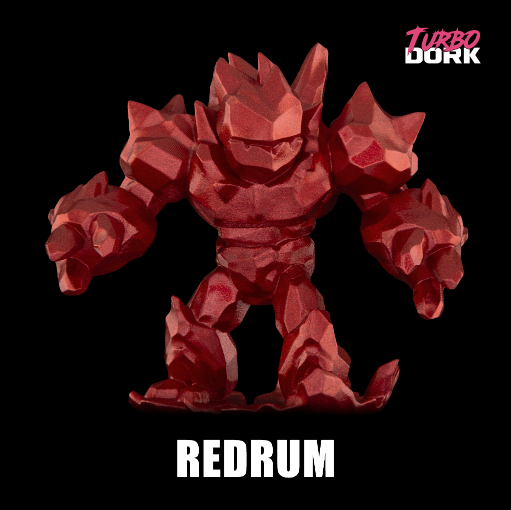 Turbo Dork: Redrum Metallic Acrylic Paint 22ml Bottle 2
