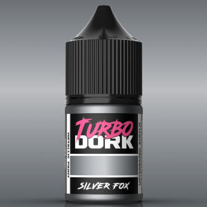 Turbo Dork: Silver Fox Metallic Acrylic Paint 22ml Bottle 1