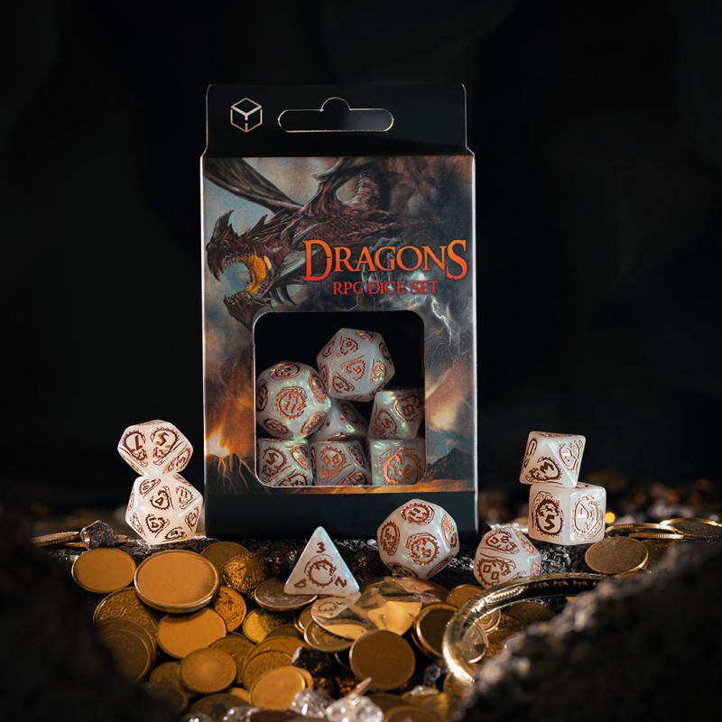 Dragons Dice Set: Quartz 2