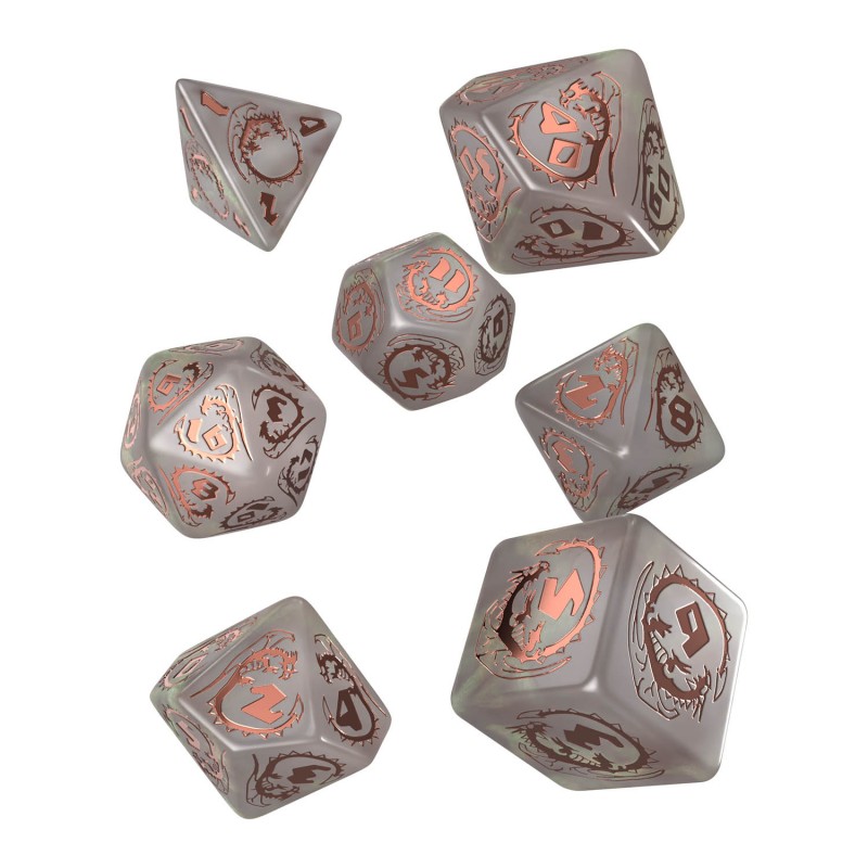 Dragons Dice Set: Quartz 6