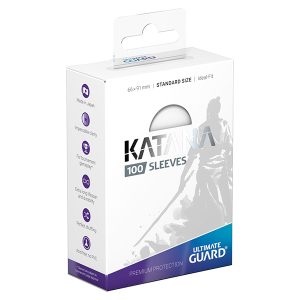 Ultimate Guard - Katana Sleeves - Standard Size - Transparent 100 Pack 1
