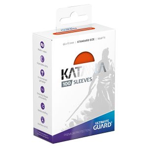 Ultimate Guard - Katana Sleeves - Standard Size - Orange 100 Pack 1