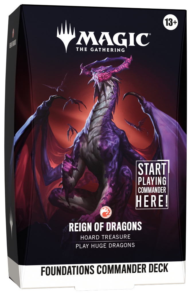 MTG: Foundations Starter Commander Deck - Reign of Dragons 1