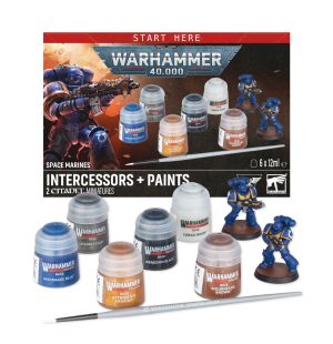 Warhammer 40000: Space Marine Intercessors & Paints 1