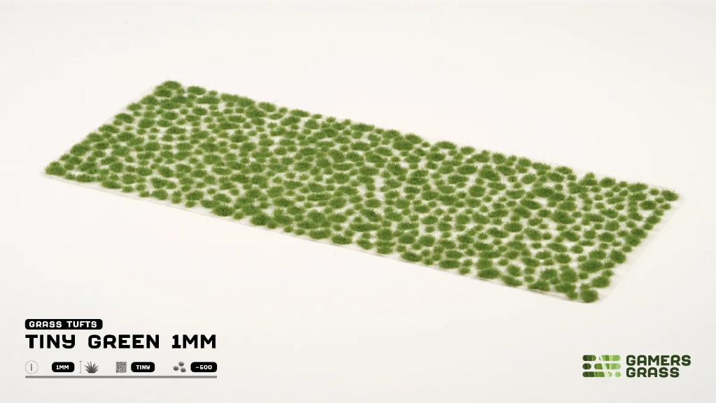 Tiny Tufts Green 1mm 2