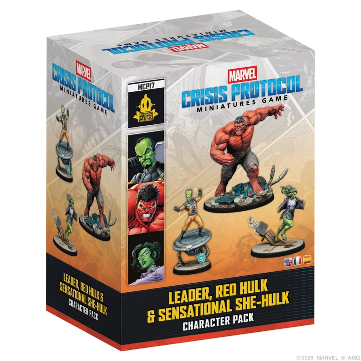 Marvel: Crisis Protocol - Leader, Red Hulk, & Sensational She-Hulk 1