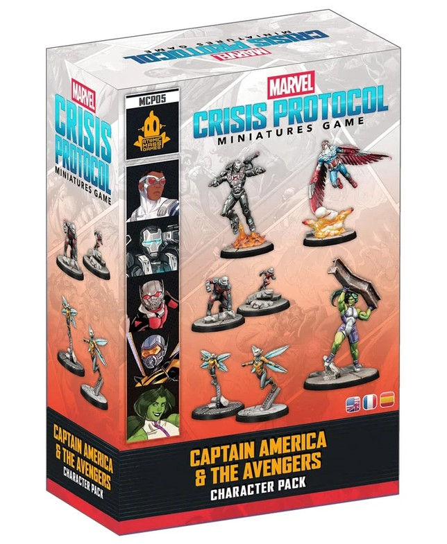 Marvel: Crisis Protocol – Captain America & The Avengers Character Pack 1