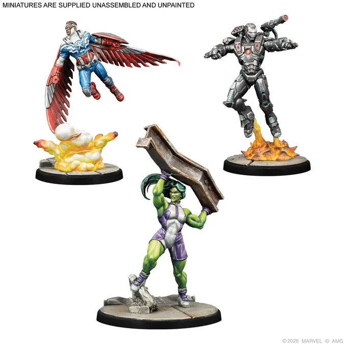 Marvel: Crisis Protocol – Captain America & The Avengers Character Pack 3