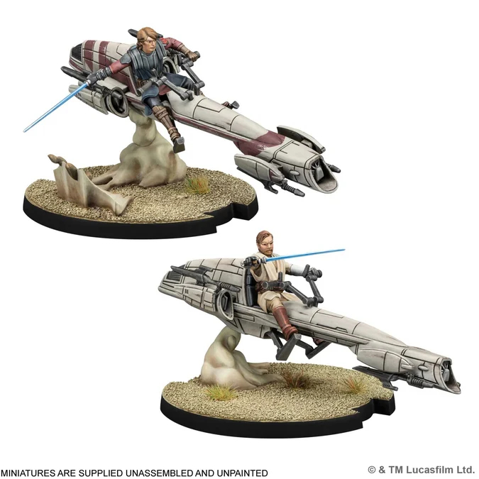 Star Wars: Legion - Jedi General on BARC Speeder 3