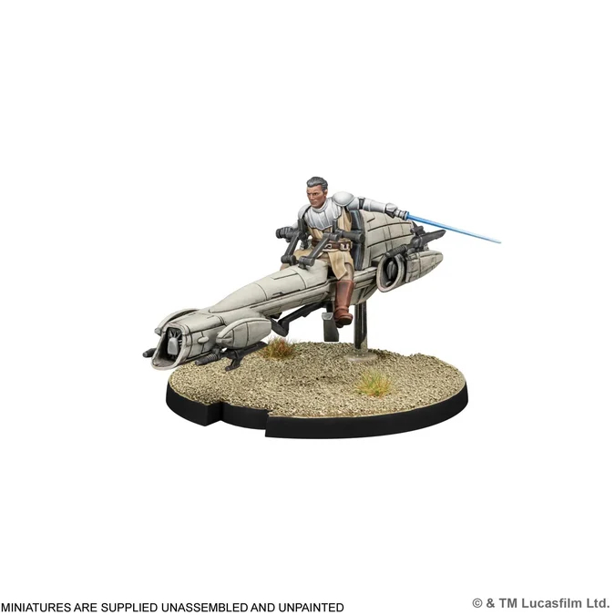 Star Wars: Legion - Jedi General on BARC Speeder 4