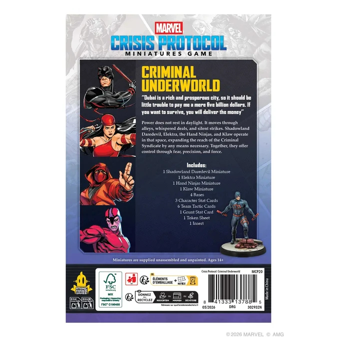 Marvel: Crisis Protocol - Criminal Underworld Character Pack 2