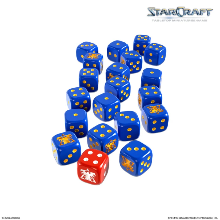 Starcraft: Terran Custom Dice Set 2
